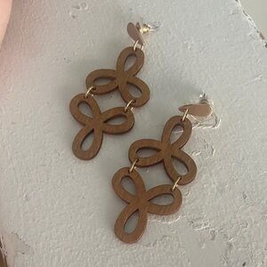 Elegant Wooden Earrings